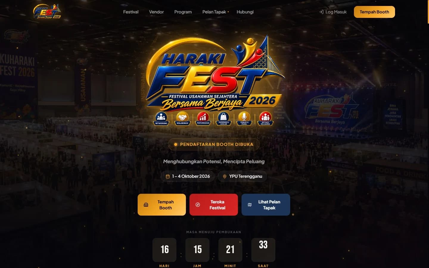 Screenshot projek Haraki Fest